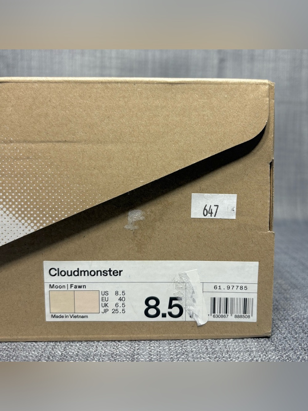 On Women's Cloudminster Training Shoes Moon / Fawn Size 8.5 - Picture 6 of 8